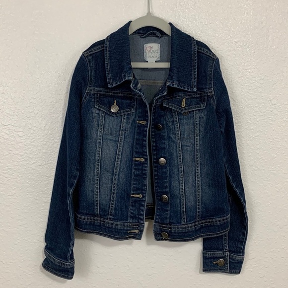 Children’s Place Kids Girls Denim Jacket Size 10/12 - Picture 1 of 6